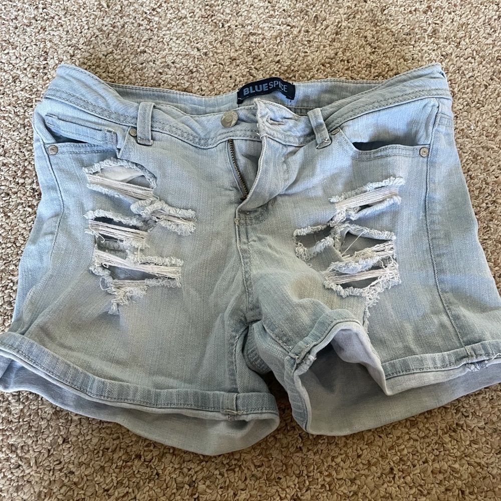 ripped shorts